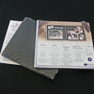 NIP Creative Memories 7x7 Black Scrapbook Pages